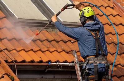 Démoussage et hydrofuge de toiture à Léchère